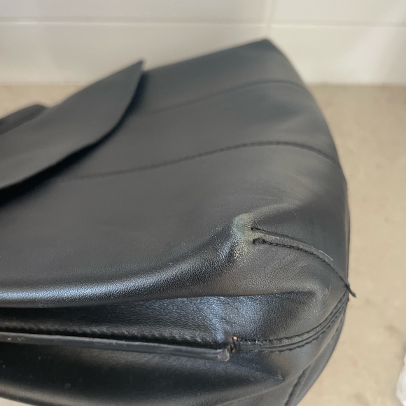 Tory Burch T-Block Leather Satchel - Picture 8 of 8